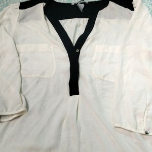 white h&m shirt