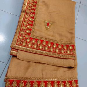 Bridal (3) Heavy Saree With Blouse