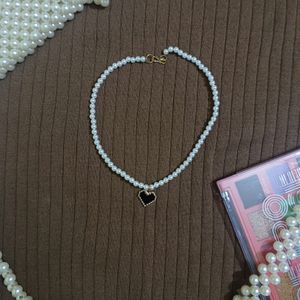 Pearl Heart Necklace