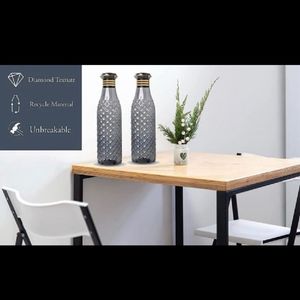 Bottle With Diamond Texture| 1000 ml| Longlasting