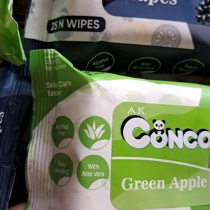 Pack Of 4 : A.K Concord Travelling Baby Wipes