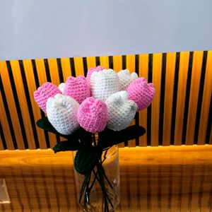 Pack Of 10 Crochet Tulips 🌷