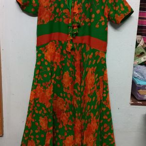 umbrella floral kurti