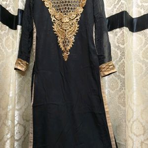 Black And Golden Gorgeous Kurta🖤