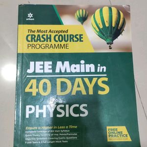 JEE Main Physics In 40 Days By Arihant