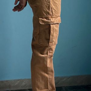 Coffee Brown Cargo Pants