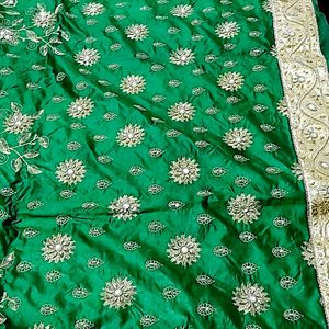 Heavy Work Silk Saree