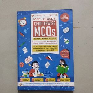 Oswal - Gurukul ICSE X Chapter MCQ Vol :2