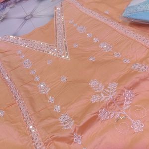 Chanderi Silk 3pc Set