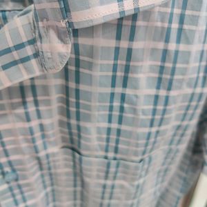 A Checked Bluesish Greyish Shirt, Comfortable Good