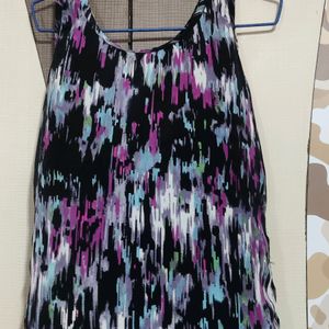 Multicolored Formal Tank Top