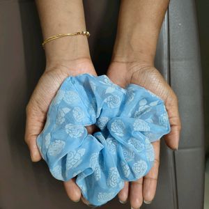 Blue Scrunchie (L)