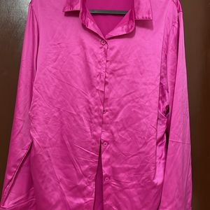 Pink Shirt For Women (L Size)