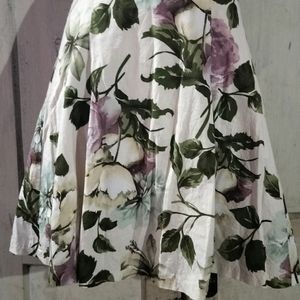 Floral Cotton Skirt