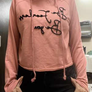 Pink Hoodie Top