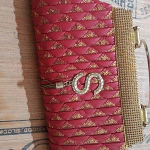 Bridal Purse Maroon