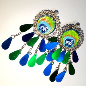 Peacock Earring