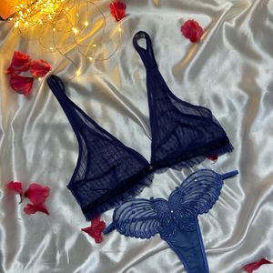 Butterfly Mesh Lingerie Set