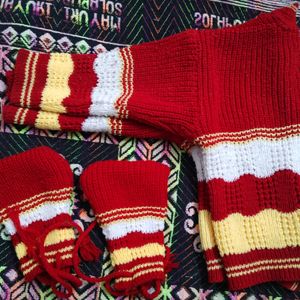 Baby Woollen Sweater - 2 Combo