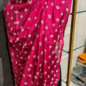 Pink Bandhej Bupatta