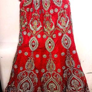 Red Bridal Lehnga