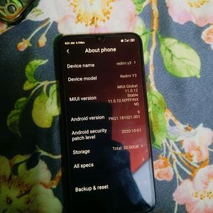 Redmi Y3 For Sale