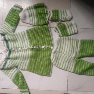 Newborn Babies Jacket Pant Set For Winter