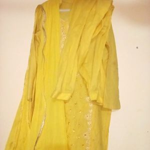 Yellow Stitched Suit