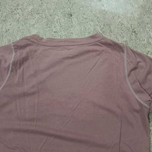 Roadster Mauve Solid T Shirt