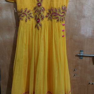 Short Frock With Shalwar And Dupatta