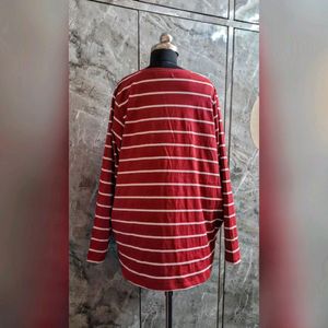 Red & White Stripes Tunic