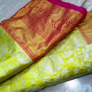 Kanchi Pattu Saree With Blouse