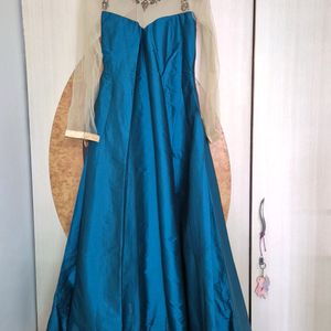 3 PC Full Set Dark Green Gown