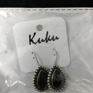 Beautiful Black Stone Earrings