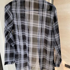 Black & White Checked Shirt