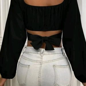 Boatneck Crop Top