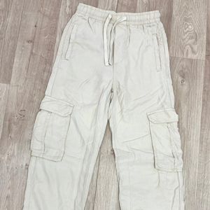 Str Beige Cargo Pant