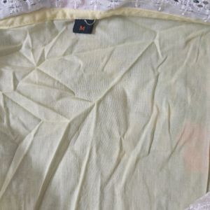 Brand New Lemon Yellow Cotton Nighty