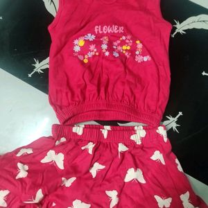 Skirt And Top For Baby Girl