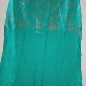 Orange And Light Green Jacket Kurta Set