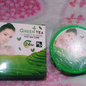 Huda Beauty Green Tea Compact Powder...