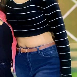 Black Crop Top