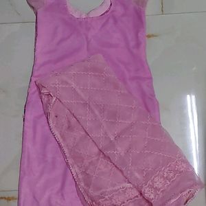 Very Pretty Pink Suit For Daily Wear