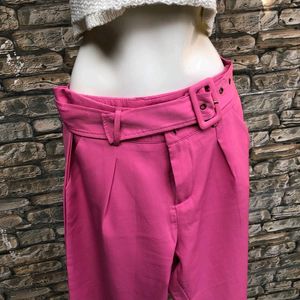 Pink Wide Leg Trouser High Waist 😍