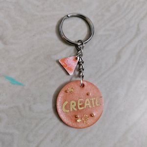 Resin keychain