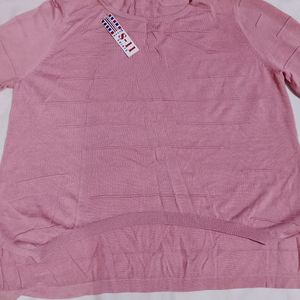 Pink Woolen Soft Top