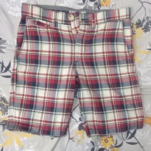 Jack And Jones Alpine Red Checkered Shorts