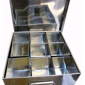 Jumbo Spice Box Full Set : Stainless Steel.