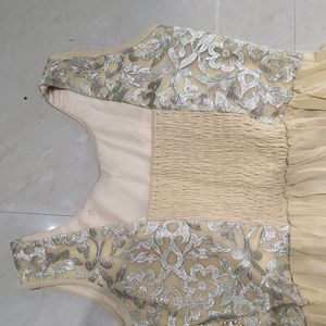 Moti Work Padded Gown