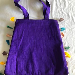 Purple Emboridered Handbag (Women’s)